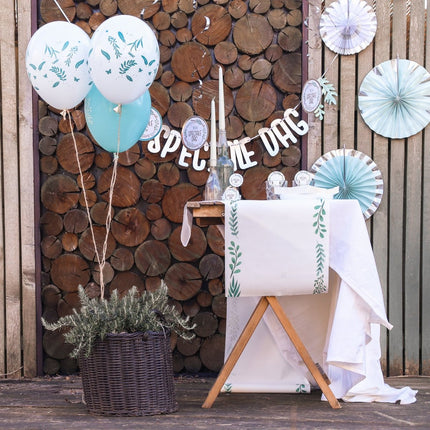 Honeycomb Mint Groen Zilver van Folat koop je bij Partywinkel