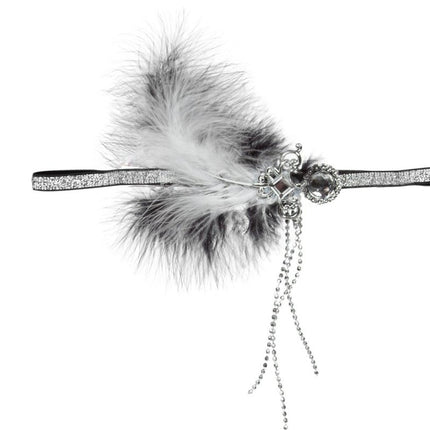 Charleston Hoofdband Wit Zilver van Wilbers & Wilbers koop je bij Partywinkel