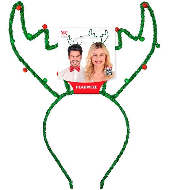 HOOFDBAND RENDIER GROEN van Widmann koop je bij Partywinkel
