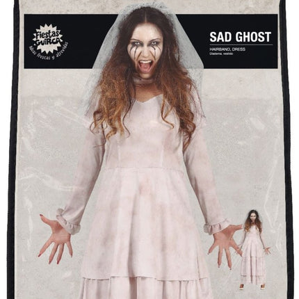 Horror Geest Halloween Kostuum Dames van Fiestas Guirca koop je bij Partywinkel