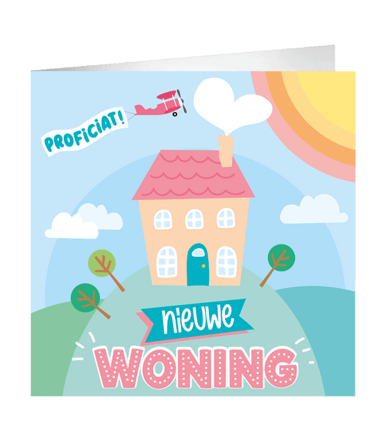 Housewarming Wenskaart 23cm van Paper Dreams koop je bij Partywinkel