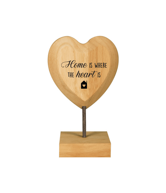 Houten Hart Home Is Where The Heart Is van Paper Dreams koop je bij Partywinkel