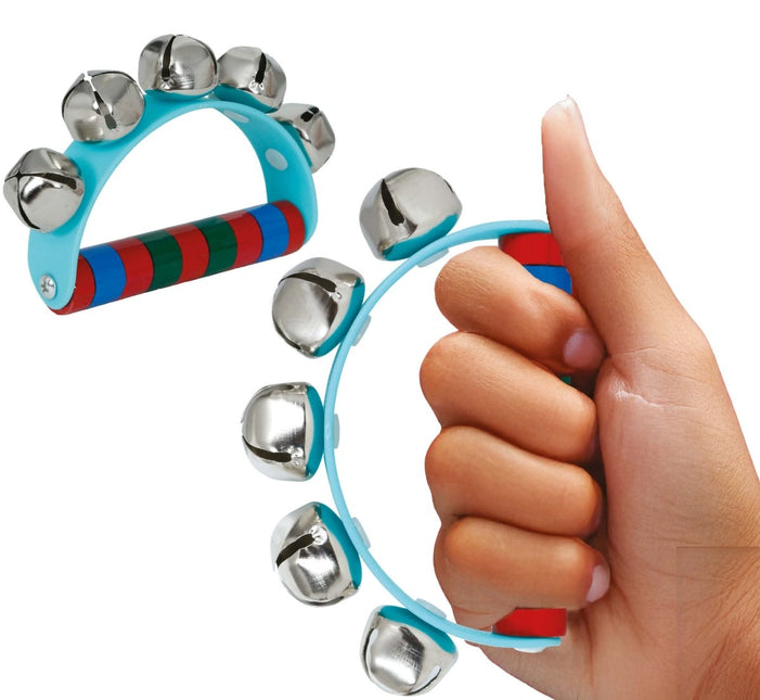 Houten jingle bell Ratel 9x11 cm van Fiestas Guirca koop je bij Partywinkel