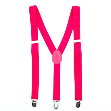 Roze Bretels Effen Neon