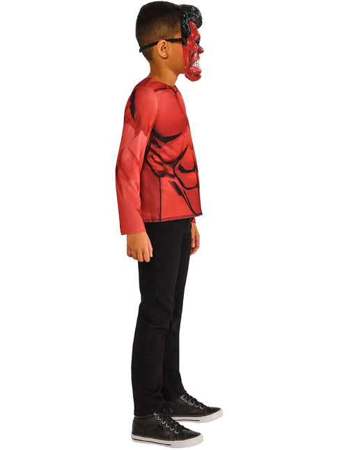 Hulk Reversible Shirt en Maskers Kind