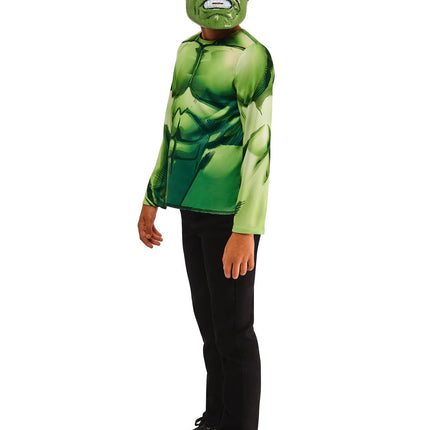 Hulk Reversible Shirt en Maskers Kind