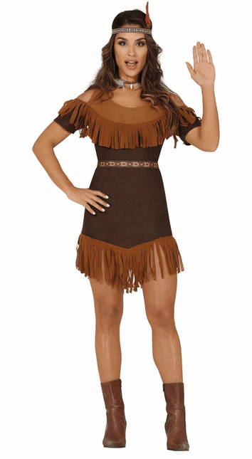 Indiaanse Jurk Dames van Fiestas Guirca koop je bij Partywinkel