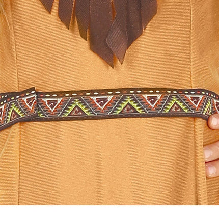 Indiaas Meisje Kostuum Bruin van Fiestas Guirca koop je bij Partywinkel