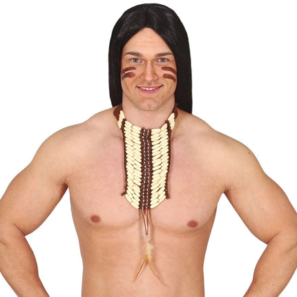 Indianen Ketting 20cm van Fiestas Guirca koop je bij Partywinkel