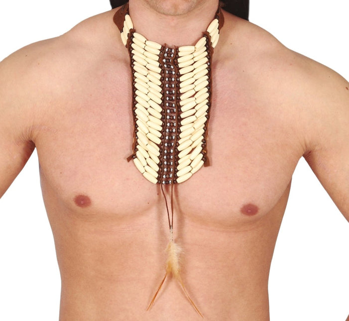 Indianen Ketting 20cm van Fiestas Guirca koop je bij Partywinkel