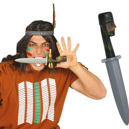 Indianen Mes 30cm van Fiestas Guirca koop je bij Partywinkel