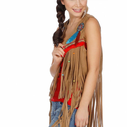 Indianen Vest Dames van Wilbers & Wilbers koop je bij Partywinkel