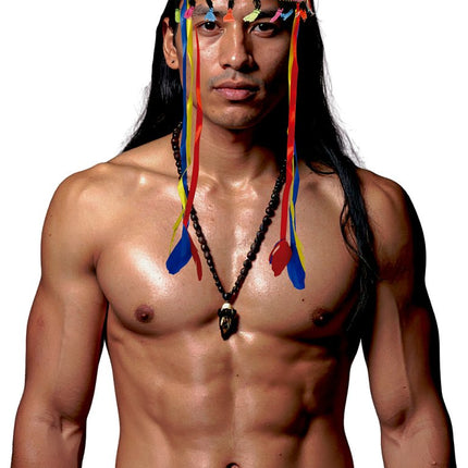 Indianentooi Gekleurd Veren van Fiestas Guirca koop je bij Partywinkel