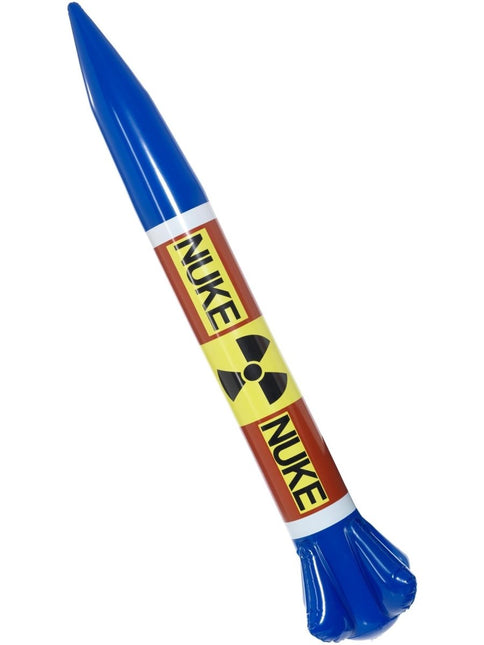 Inflatable Nuclear Missile, Multi - Coloured van Smiffys koop je bij Partywinkel