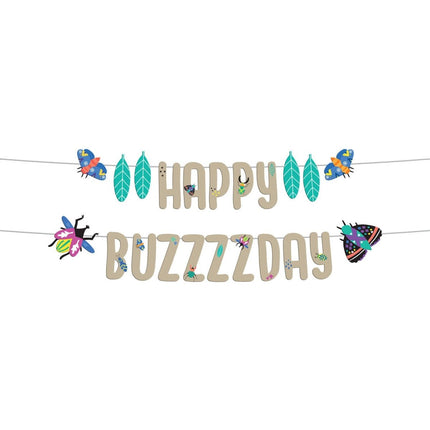 Insecten Letterslinger Happy Buzzzzday 1,5m van Folat koop je bij Partywinkel
