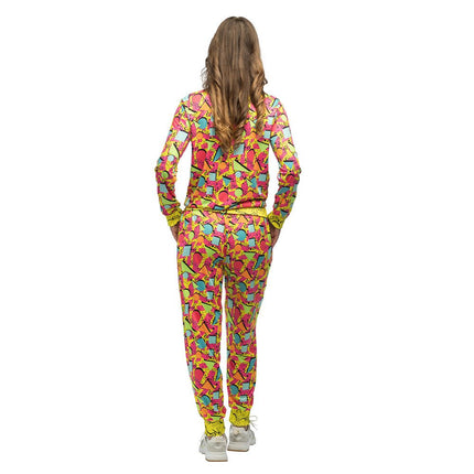 Jaren 90 Trainingspak Fout Dames Uv van Boland koop je bij Partywinkel