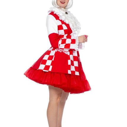 Brabant Jas Rood Wit Dames van Wilbers & Wilbers koop je bij Partywinkel