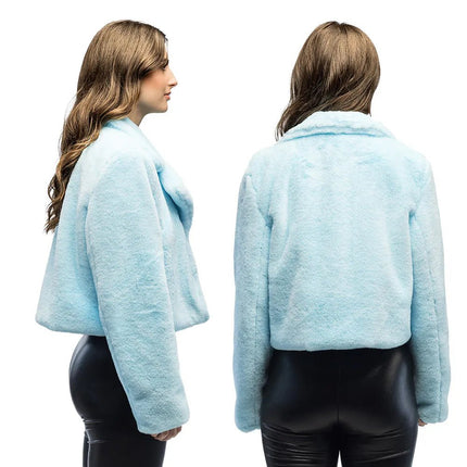 Jasje Fluffy rave lichtblauw (M/L) van Boland koop je bij Partywinkel