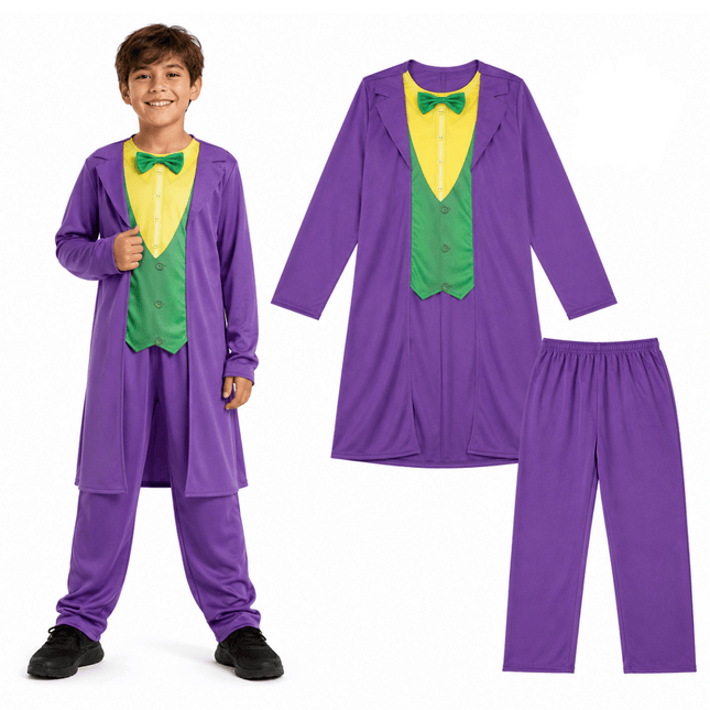 Joker Kostuum Paars Groen Kind van Ciao International koop je bij Partywinkel