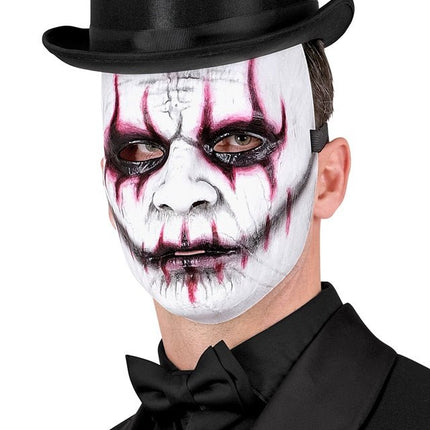Joker Masker Wit Evil van Widmann koop je bij Partywinkel