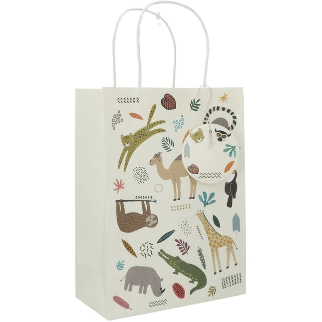 Jungle Dieren Uitdeelzakjes Zoo Party 6st van Folat koop je bij Partywinkel