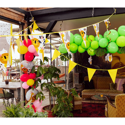 Jungle Helium Ballon Dubbelzijdig Leeg 45cm van Boland koop je bij Partywinkel