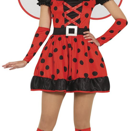 Jurk Dames Lieveheersbeestje van Fiestas Guirca koop je bij Partywinkel