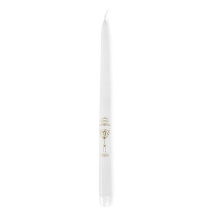 Kaars Ihs Wit 29cm 4st van Partydeco koop je bij Partywinkel