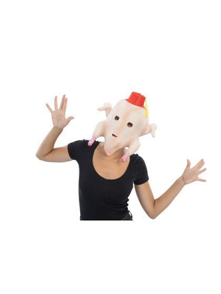 Kalkoen Hoofdmasker met Fez van CHAKS koop je bij Partywinkel