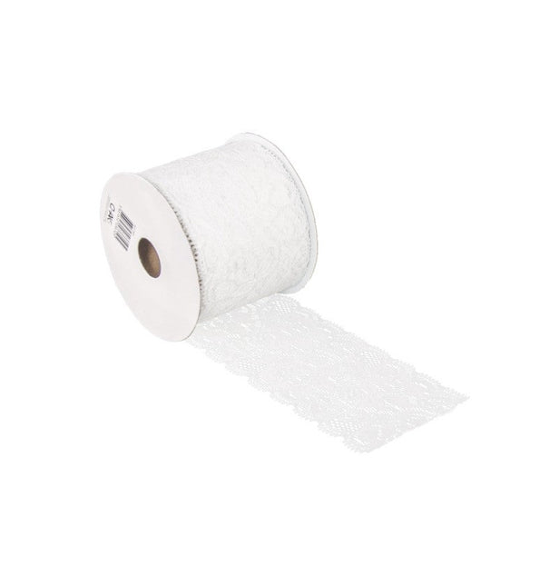 Kant Lint Wit 7Cm 2m van CHAKS koop je bij Partywinkel