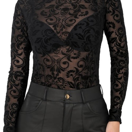 Kant Shirt Zwart van Fiestas Guirca koop je bij Partywinkel