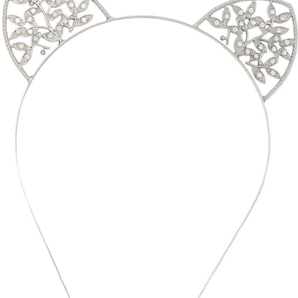 Kat Haarband Zilver van Fiestas Guirca koop je bij Partywinkel