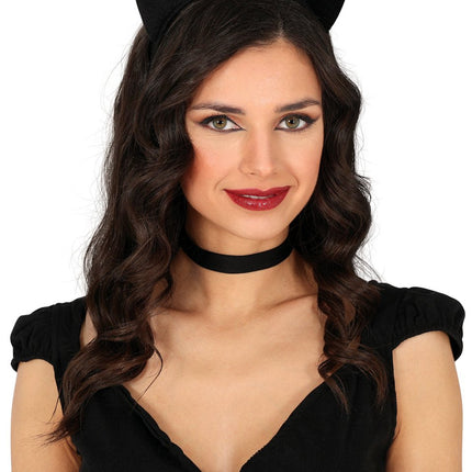 Kat Haarband Zwart van Fiestas Guirca koop je bij Partywinkel