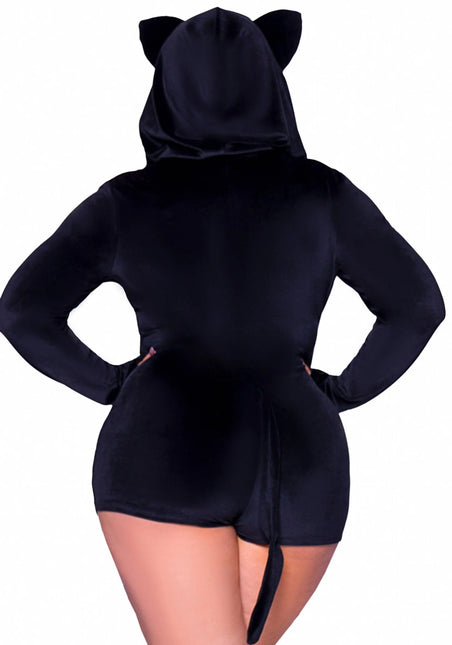 Kat Kostuum Zwart Dames Bodysuit Leg Avenue van Leg Avenue koop je bij Partywinkel