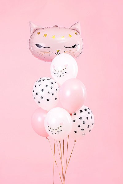 Katten Ballonnen 30cm 6st van Partydeco koop je bij Partywinkel