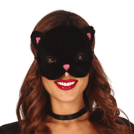 Katten Masker Zwart van Fiestas Guirca koop je bij Partywinkel