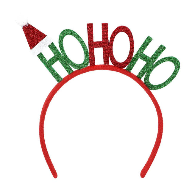 Kerst Haarband Ho Ho Ho van Boland koop je bij Partywinkel