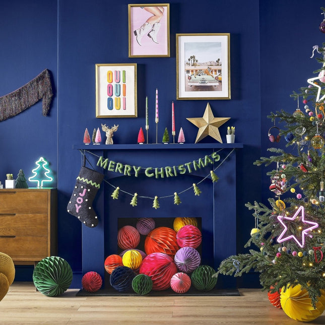 Kerst Honeycombs 3st van Ginger Ray koop je bij Partywinkel