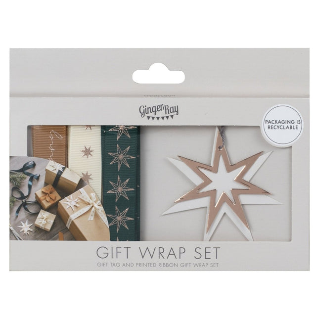 Kerst Lint 4 delig van Ginger Ray koop je bij Partywinkel