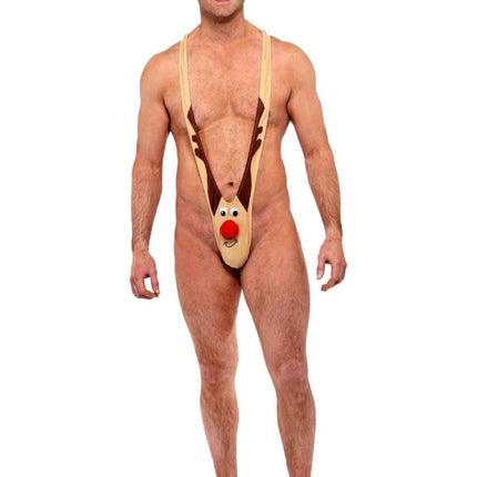 Kerst Mankini Rudolf van Smiffys koop je bij Partywinkel