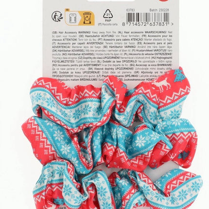 Kerst Scrunchies 3st van Folat koop je bij Partywinkel