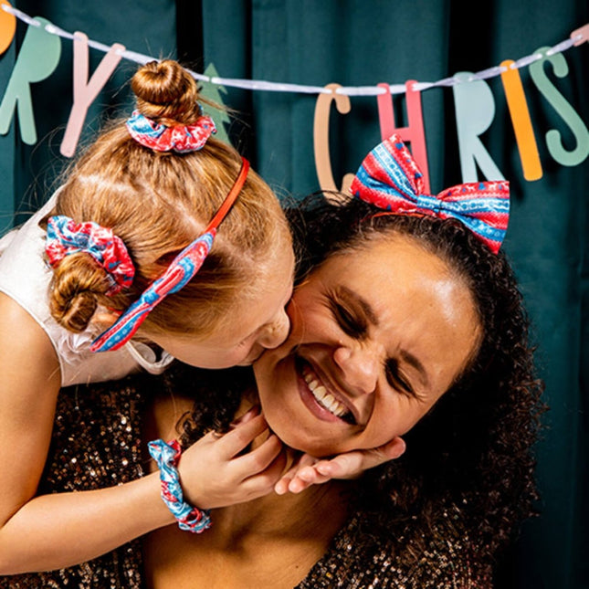 Kerst Scrunchies 3st van Folat koop je bij Partywinkel