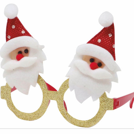 Kerstbril Kerstmannen van Fiestas Guirca koop je bij Partywinkel
