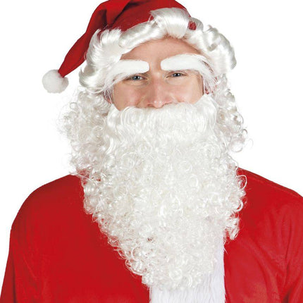 Kerstman Baard Set Deluxe van Boland koop je bij Partywinkel
