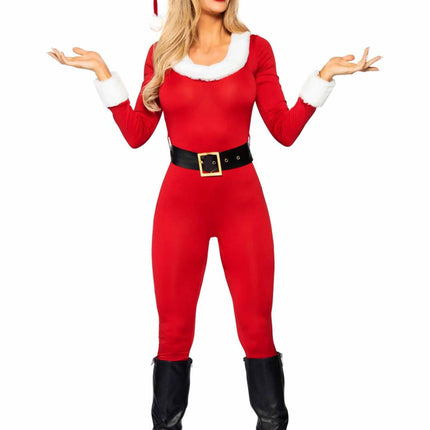 Kerstvrouw Jumpsuit Dames Leg Avenue van Leg Avenue koop je bij Partywinkel