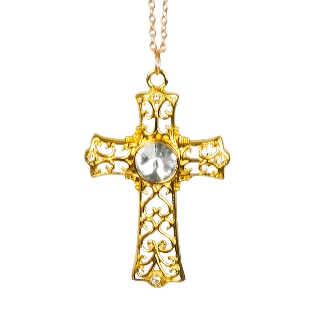 Ketting Kruis Goud Diamant van Boland koop je bij Partywinkel