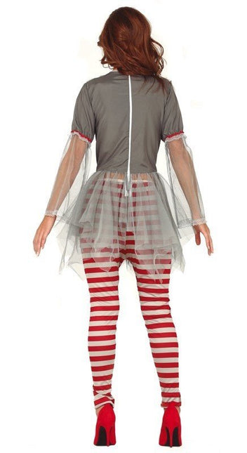 Killer clown Halloween Kostuum Dames van Fiestas Guirca koop je bij Partywinkel