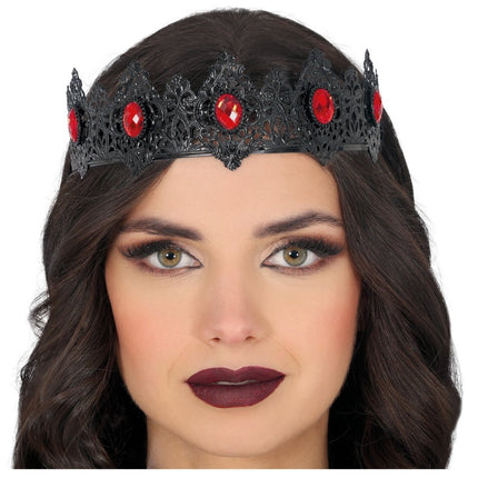 Koningin Hoofdband Zwart van Fiestas Guirca koop je bij Partywinkel