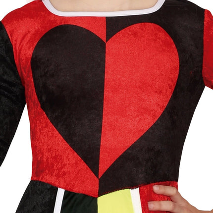 Koningin Jurk Harten van Fiestas Guirca koop je bij Partywinkel