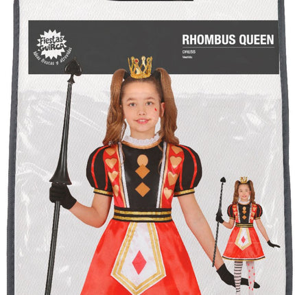 Koningin Jurk Meisje Harten van Fiestas Guirca koop je bij Partywinkel